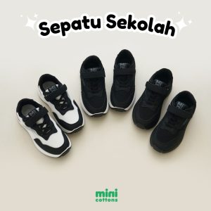 Minicottons Sepatu Anak Sekolah School Shoes Sneaker Unisex