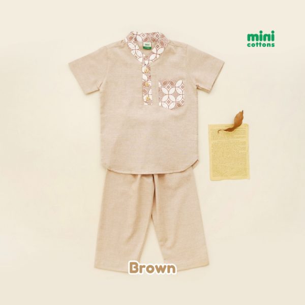 Minicottons Koko Set Batik Anak Kemeja Koko Batik Anak 1-12 Tahun - Image 3