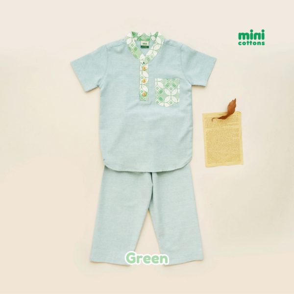 Minicottons Koko Set Batik Anak Kemeja Koko Batik Anak 1-12 Tahun - Image 5