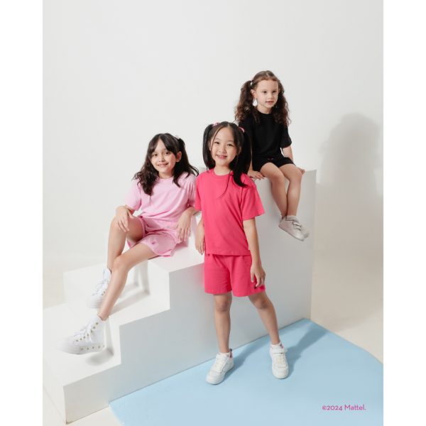 Barbie x Minicottons Setelan Oversize Set Anak Perempuan 2-12 Tahun - Image 4