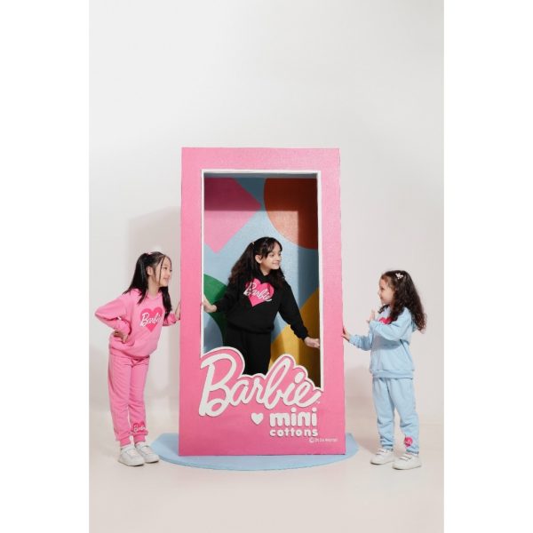 Barbie x Minicottons Setelan Hoodie Set Anak Perempuan 2-12 Tahun - Image 2