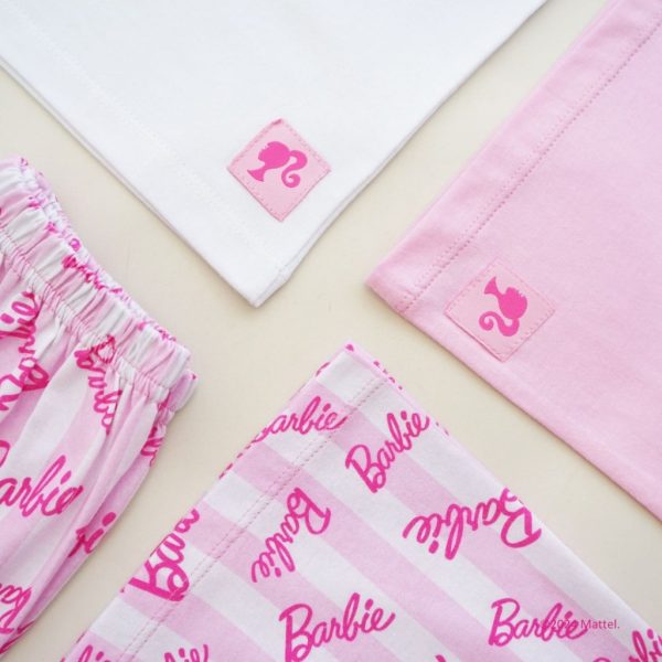 Barbie x Minicottons Kids Set Setelan Fullprint Anak Perempuan 2-12 Tahun - Image 8