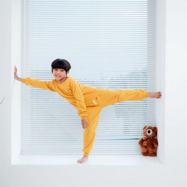 MINI COTTONS Tracksuit Crewneck Jogger Set Anak Unisex - Image 4
