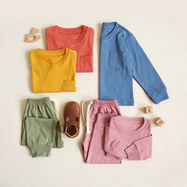 MINI COTTONS Tracksuit Crewneck Jogger Set Anak Unisex - Image 7