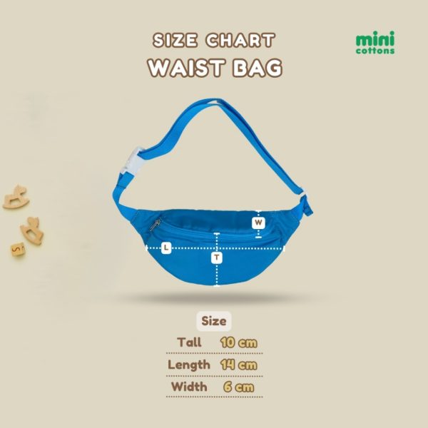 MINI COTTONS Waist Bag Tas Pinggang Anak Unisex - Image 6